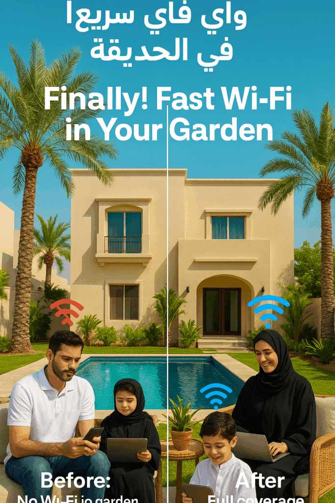 Wi-Fi improvement in garden setting